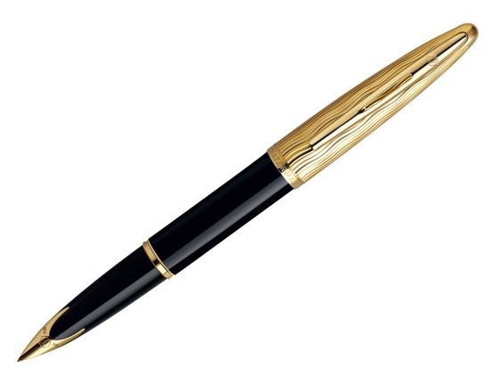 Перьевая ручка Waterman S0909750 Carene Essential, Black and Gold GT