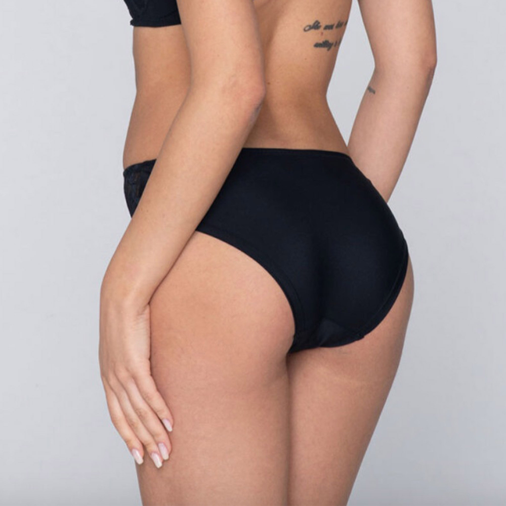 Женские трусы брифы черные LUNA SPLENDIDA MELODY 24242