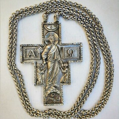 Крест священника "Я есмь Воскресение и Жизнь"