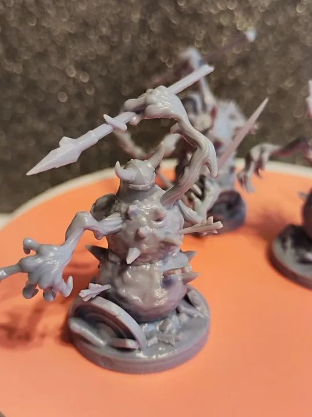 набор из 3шт Оживленные снеговики ДнД DnD миниатюры набор Ледяная долина