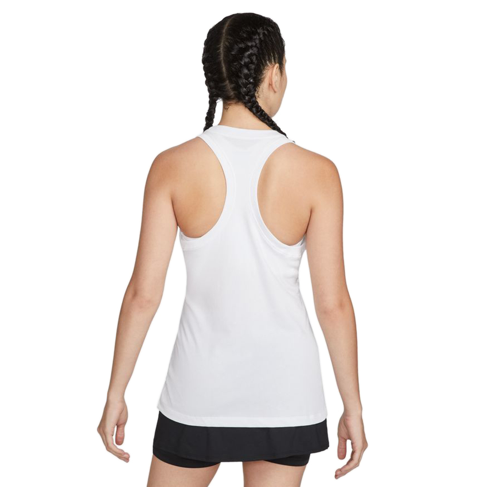 Женский топ теннисный Nike Court Dri-Fit Tank W - белый