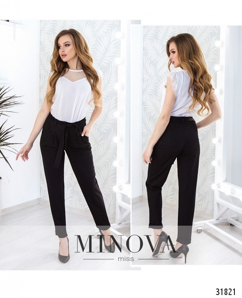 Брюки 1139-черный Minova