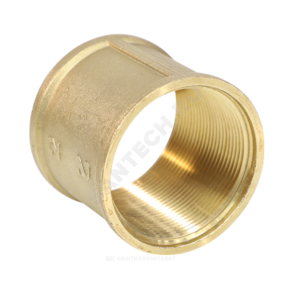 Муфта латунь Ду 40 (1 1/2") ВР/ВР VALFEX VF.170.L.112