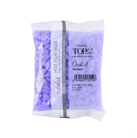 Горячий воск для депиляции в гранулах (пленочный) Top Line Орхидея, Italwax, 100 гр