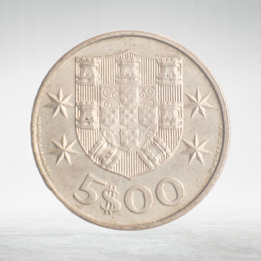 Portugal, 5 Escudos, 1978, VF