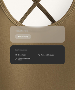 Oysho Топ-майка Evermove, оливково-зеленый