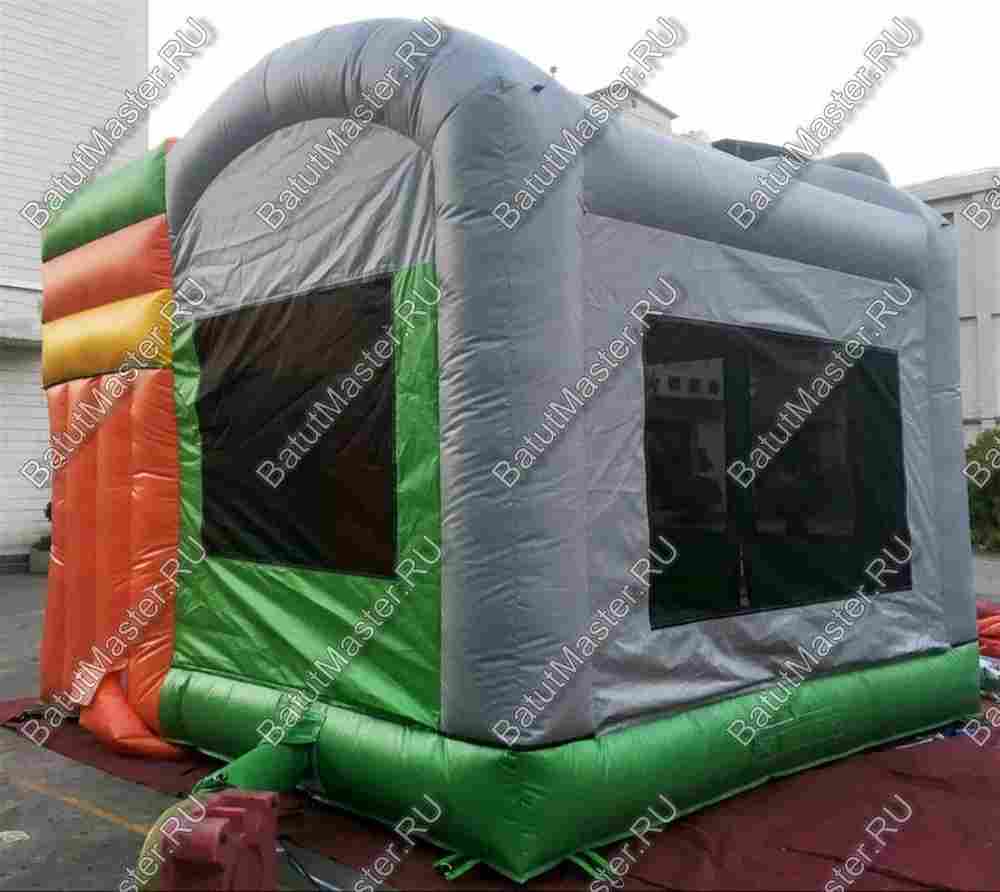 Коммерческий надувной батут "Слоник" с крышей