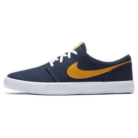 Кроссовки Nike SB Skateboard Portmore II Solar CNVS Blue Yellow