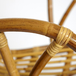 Комплект террасный AKIRA /с подушкой/ skin rattan eco, 54х60х78см / D46х40см, Natural (натуральный)