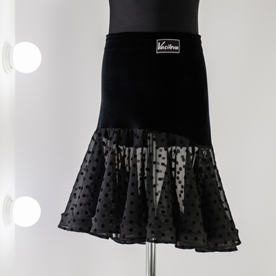 U-LA 4-02-01 | Юбка для тренировок. Латина. | Vasileva Dance