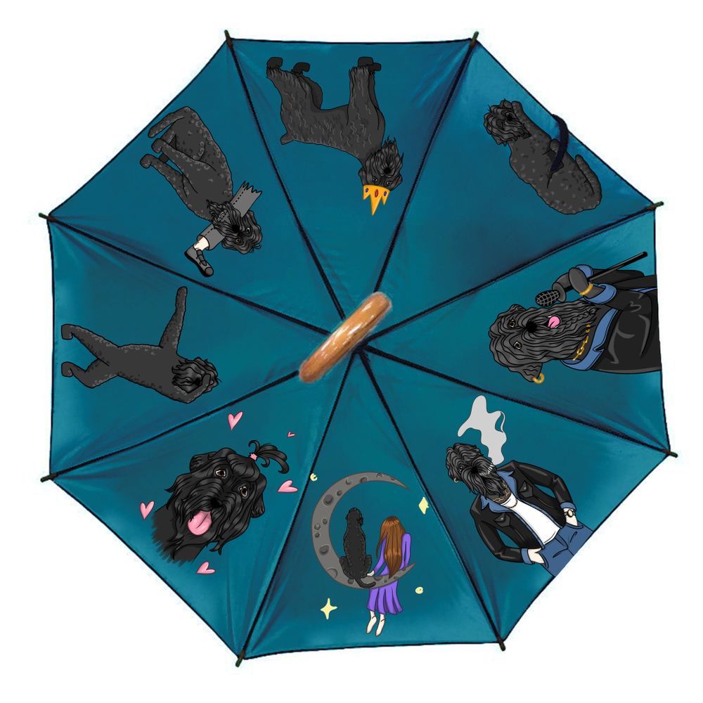 Зонт "Русский черный терьер"