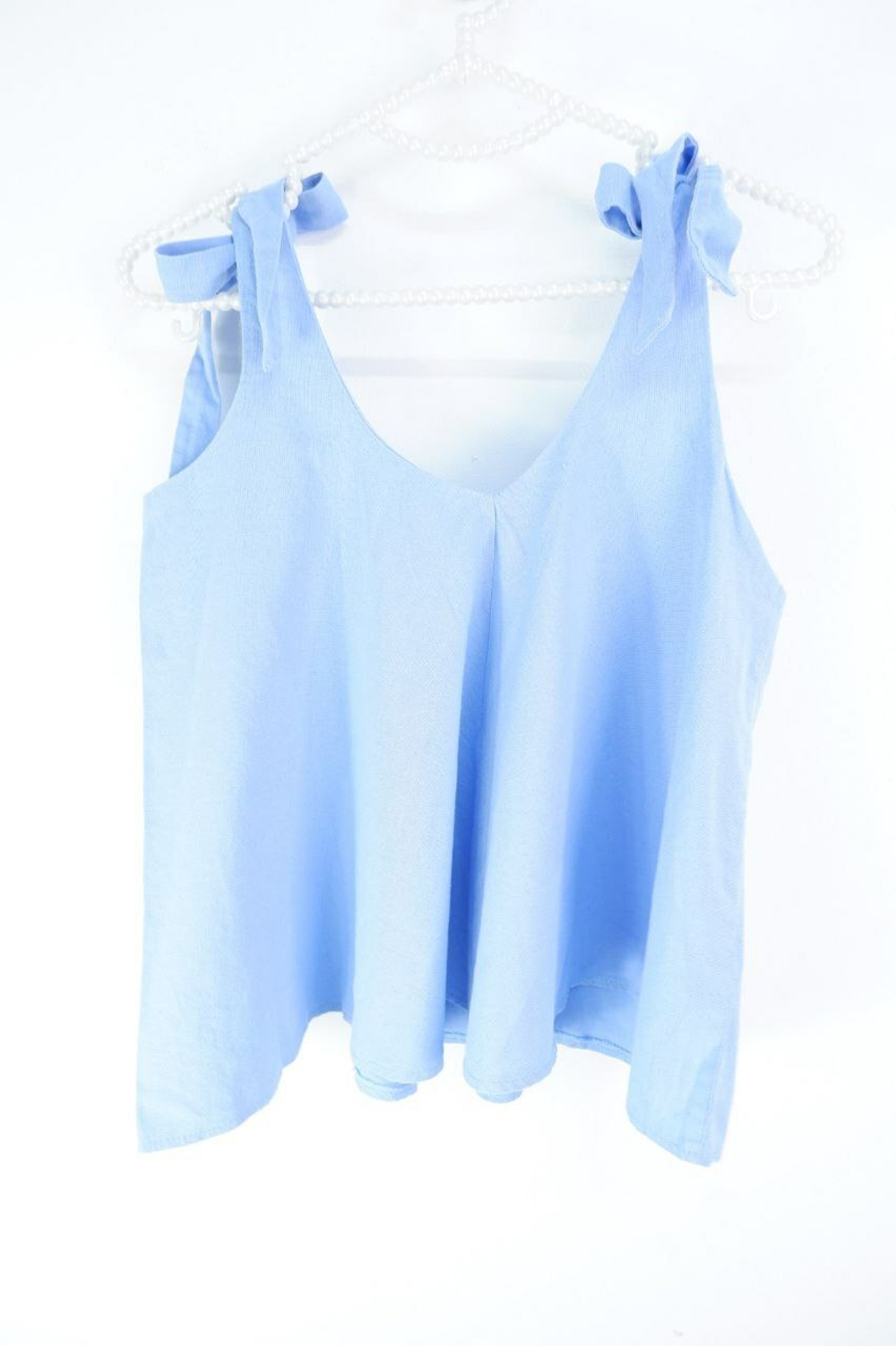 Топ летний из хлопка и льна 42 размер