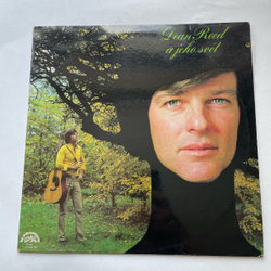 Винтажная виниловая пластинка LP Дин Рид Dean Reed a jeho svet (Чехословакия 1976)