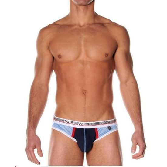 Мужские трусы Andrew Christian Jock Blue Navy джоки ART912