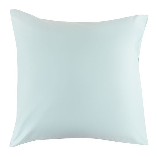 Набор из двух наволочек из сатина голубого цвета из коллекции essential, 70х70 см