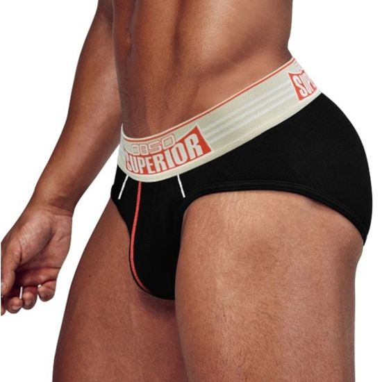 Мужские трусы брифы черные BS BS842-2