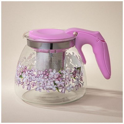 Чайник заварочный 0,9л "Сирень"