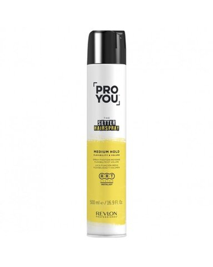 Лак средней фиксации Revlon Professional ProYou Setter Hairspray Medium Hold flexibility&volume 500 мл