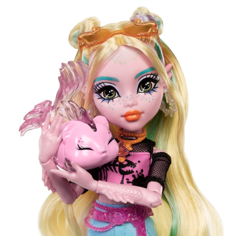 Monster High - базовая кукла Lagoona Blue + питомец HXH75