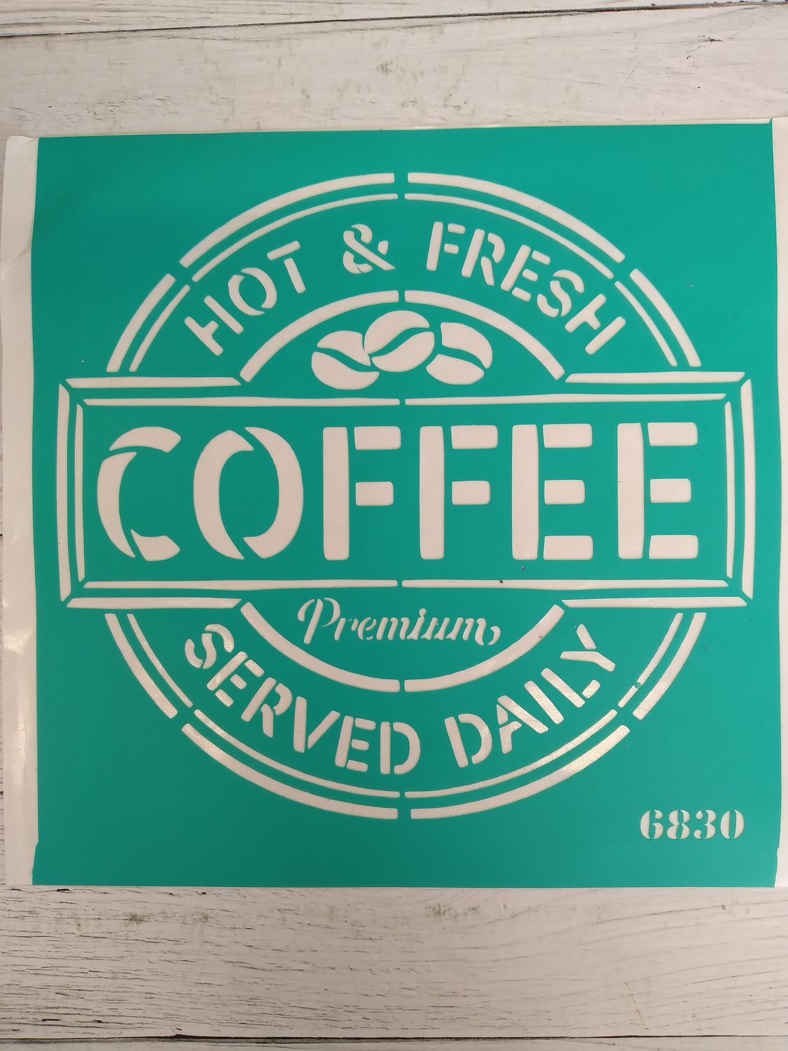 трафарет на клеевой основе,6830, 15*15см