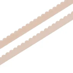 Резинка отделочная бежевая 12 мм (цв. 126), 605/12