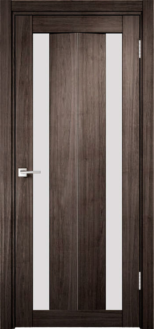 Межкомнатная дверь Z-1 / Цвет тон Грей / Остекление "Сатинат белое" / Двери Верда