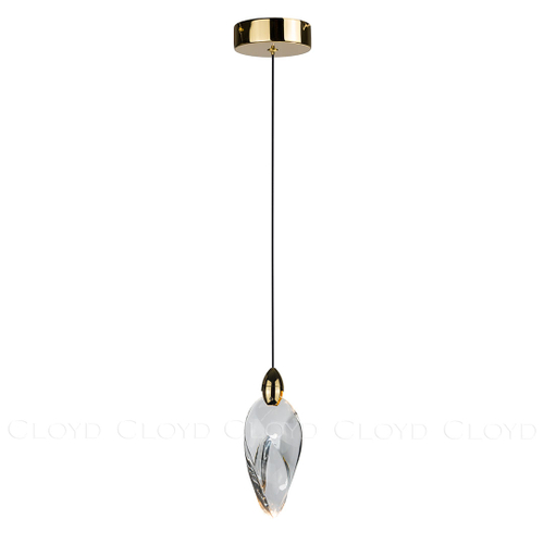 Подвесной светильник Cloyd GLOCK-A P1 / Ø8 см - золото (арт.12604)