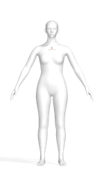 3D аватар манекена Моника