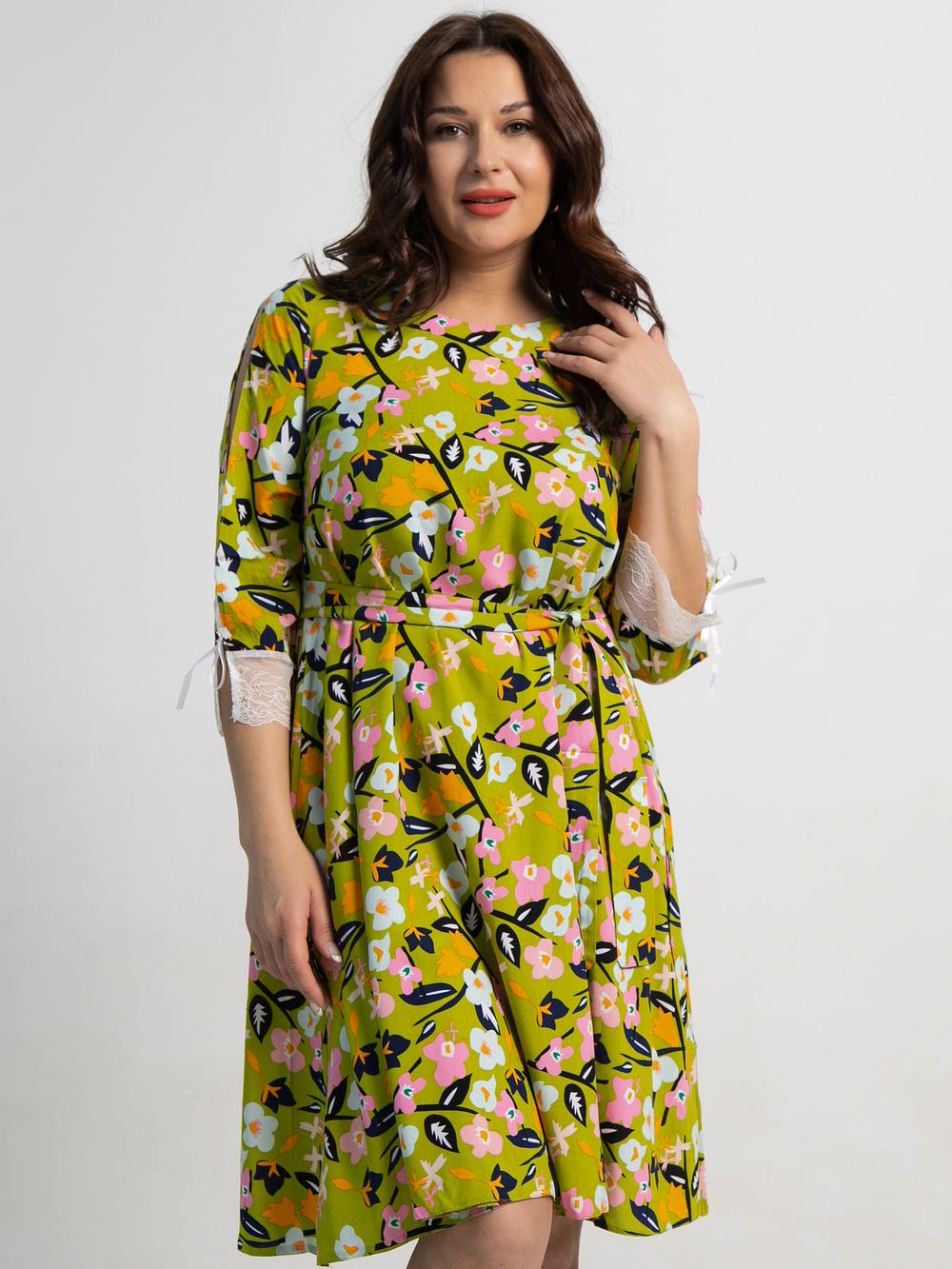 Платье Яна (зеленое) П15634-33М LT Collection