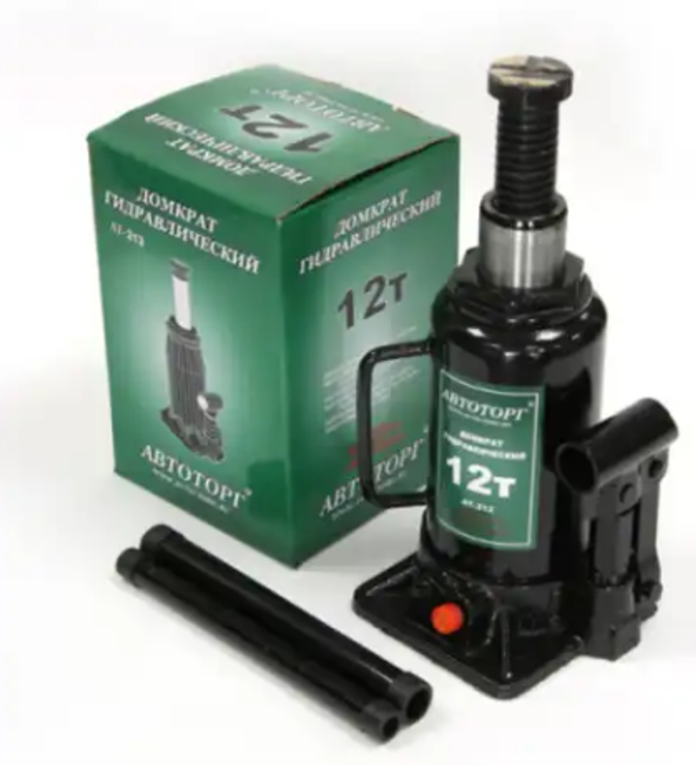 Домкрат гидравлический 12,0т h=205-390мм АВТОТОРГ АТ43038