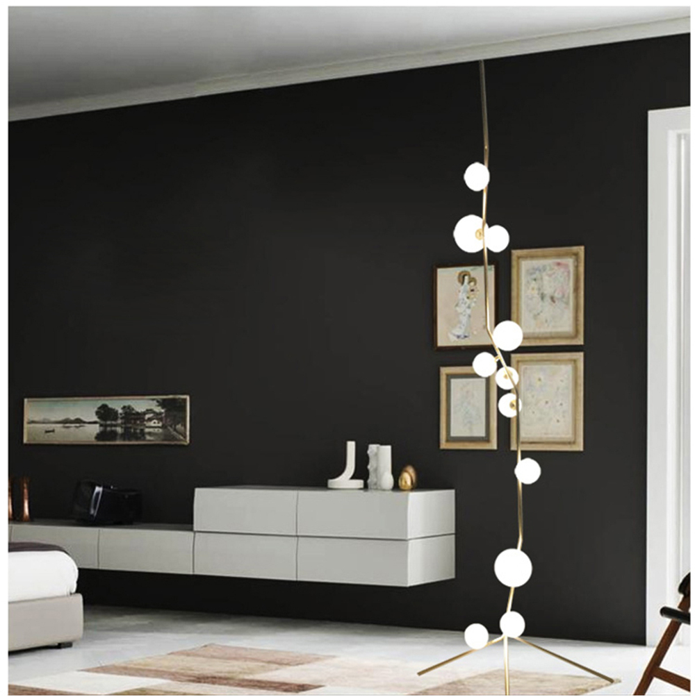 Floor design lamp  CHERRYBOMB FLOOR LIGHT CBFL.12.01 by Lindsey Adelman