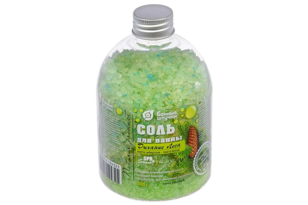 СОЛЬ Д/ВАНН БАННЫЕ ШТУЧКИ ДЫХАНИЕ ЛЕСА 500Г 32432