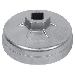 МАСТАК (103-44130) Съемник масляных фильтров, 73 мм, 30 граней, торцевой