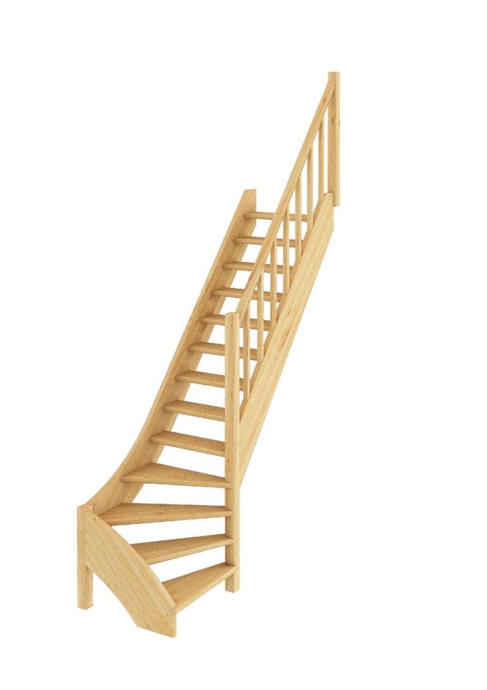 Лестница на второй этаж ЛС-07м/1 Правая