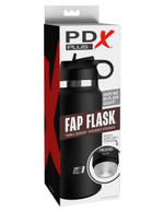 Черный мастурбатор в виде бутылки Fap Flask (Цвет: черный)
