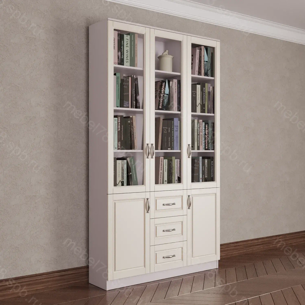 Шкаф книжный 3/6 (мадес)