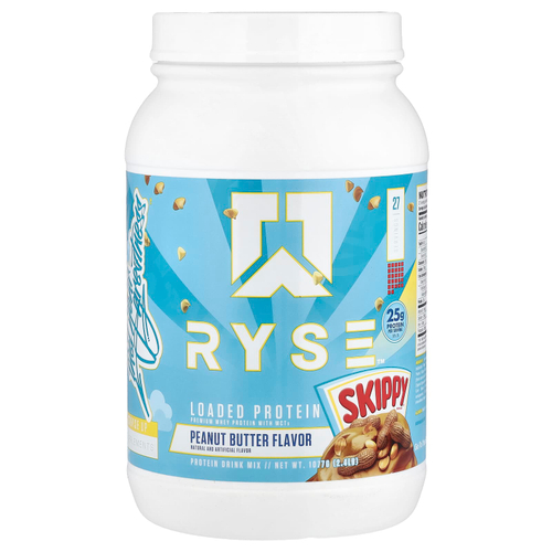 RYSE, Loaded Protein, сывороточный протеин премиального качества с MCT, арахисовая паста Skippy®, 1077 г (2,4 фунта)