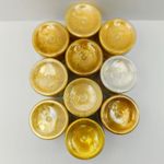 Набор Золото MixSomi 10 - перламутровые пигменты красители для мыловарения, для бомбочек для ванн, для изготовления свечей