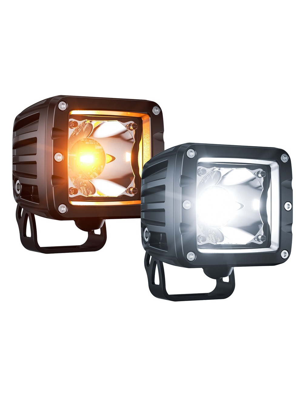 Светодиодные фары дальнего света AURORA 76x76 мм 30W LED
