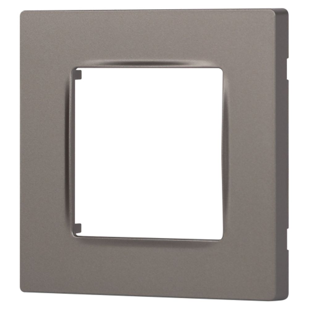 Рамка для розеток и выключателей ЭРА Серия 12 12-5201-16 на 1 пост, Классик, титан | ЭРА 12 Титан