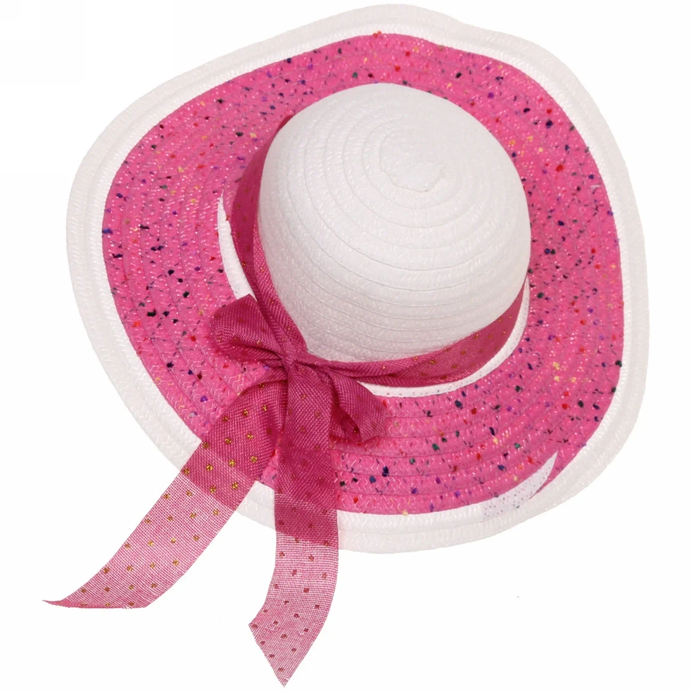 Шляпа женская с широкими полями «TiraMiSu- Адель», микс 5 цветов, р58, ширина полей 13 см