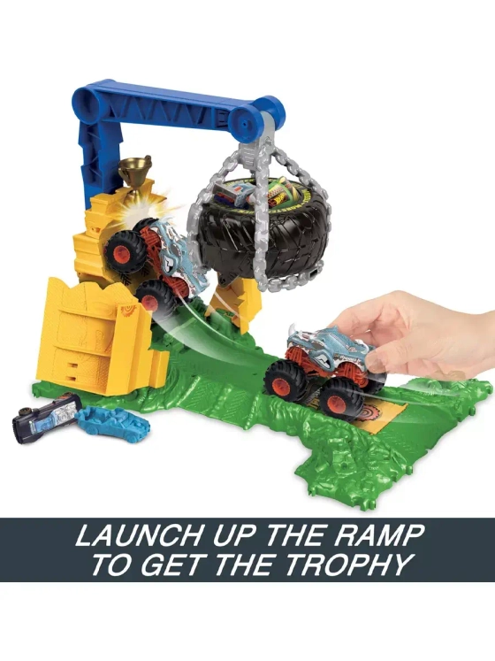Трек Хот Вилс Monster Trucks Арена Крушители Монстр Трак