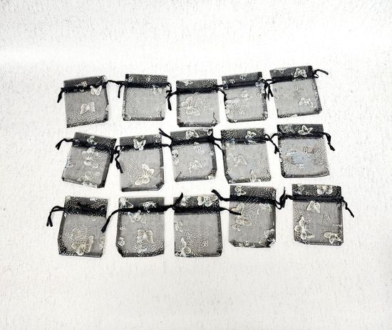 Мешок для подарков бирюза 20 шт