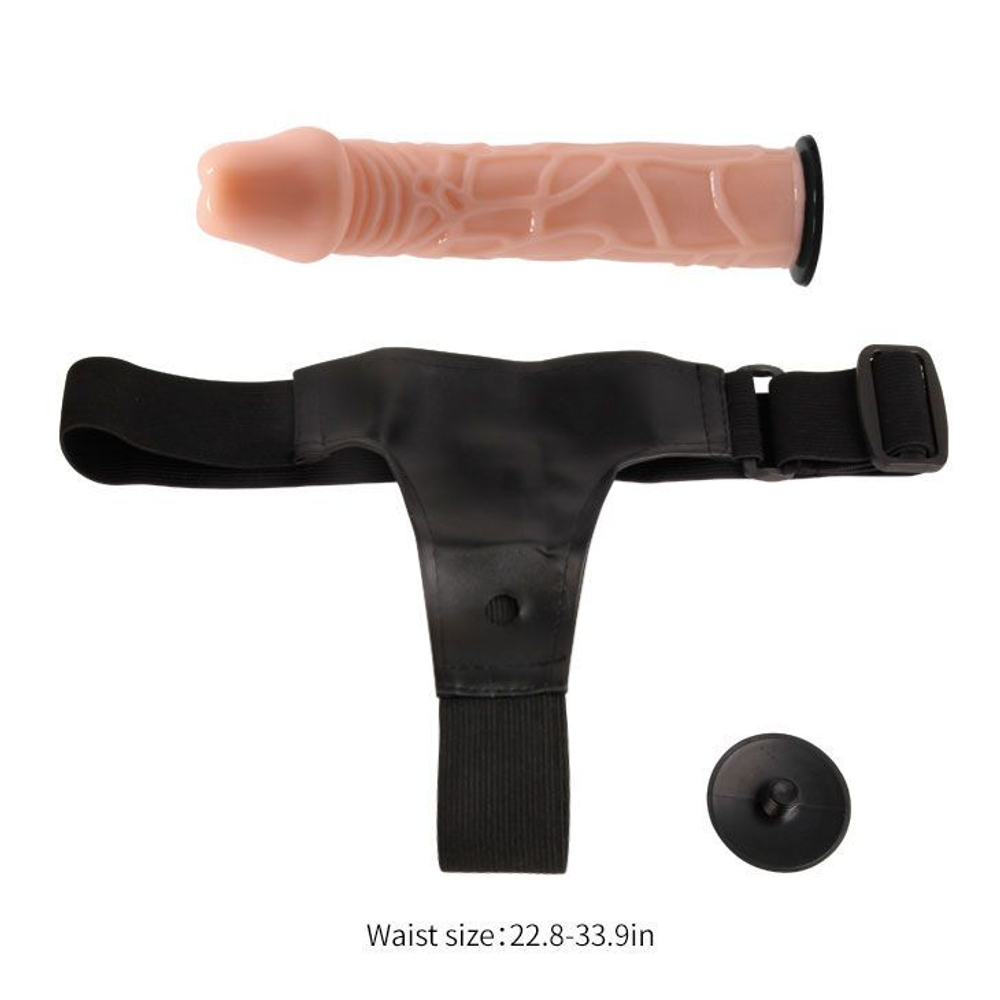 Женский поясной страпон Sensual Comfort Strap-On - 19,8 см.