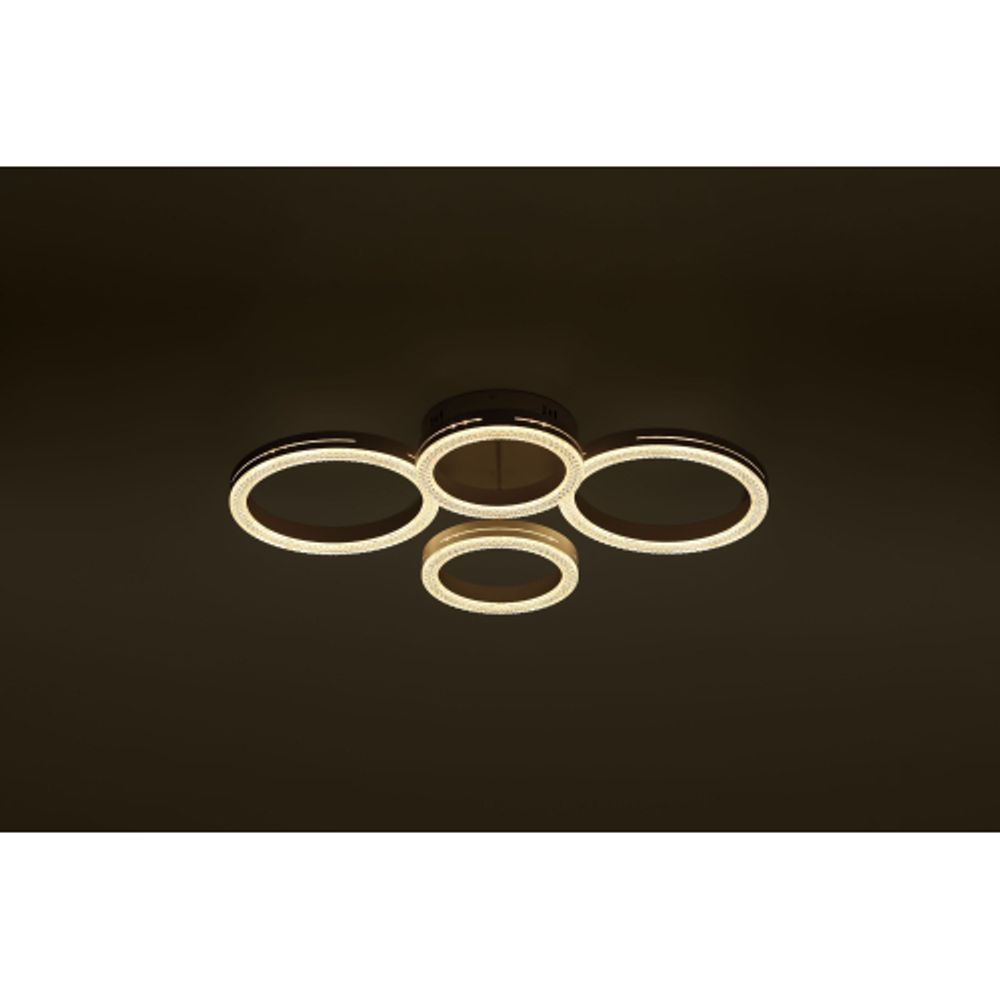 Светильник потолочный светодиодный Rivoli   6187-702 LED 75 Вт 3000-6000К белый с пультом