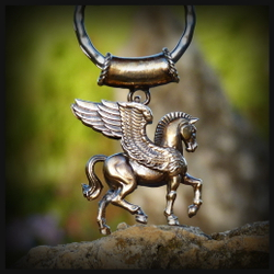 Брелок для ключей "Пегас" , бронза