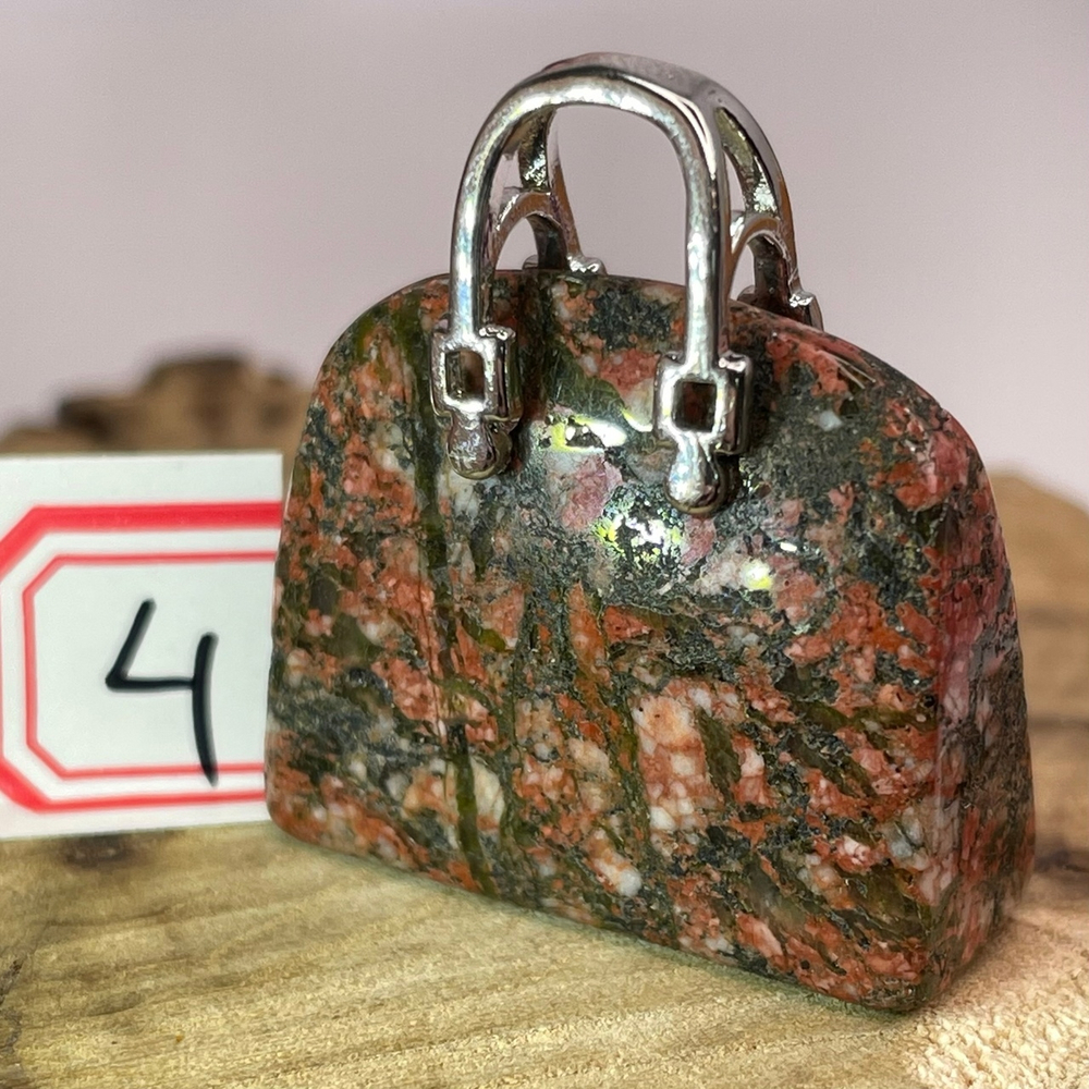 34494 Унакит Сумочка Подвеска фигурка 25*27мм