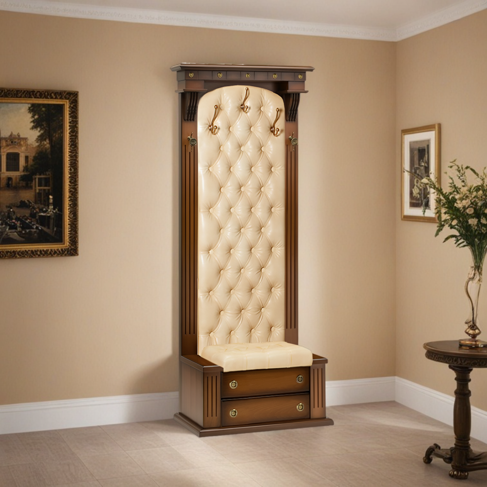 Прихожая с ящиком Тауэр 3/1 Орех Беж