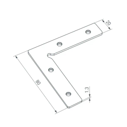 Соединитель профиля SL-LINE-4050-3L-L90 Set (Arlight, Металл) 045152