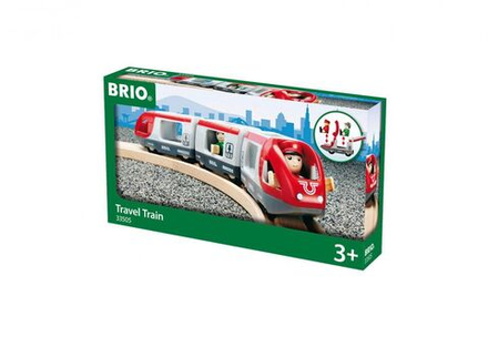 Деревянная железная дорога Brio World - Пассажирский поезд экспресс Brio - Брио 33505